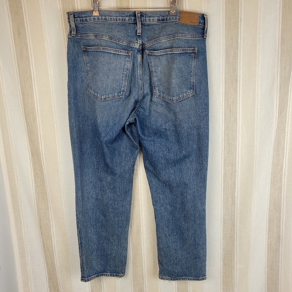 Madewell The‎ Perfect Vintage Straight Jeans Blue Size 33 - Picture 15 of 15